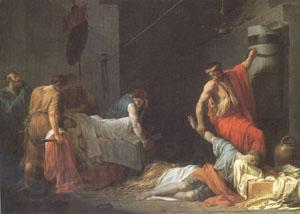 Jean-Germain  Drouais Marius Imprisoned at Minturnae (mk05) Spain oil painting art
